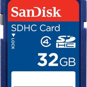 SanDisk 32GB Standard SDHC Class 4 Flash Memory Card