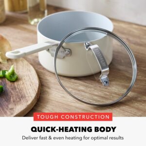 GreenPan x Bobby Flay 2.5QT Ceramic Nonstick Saucepan with Lid